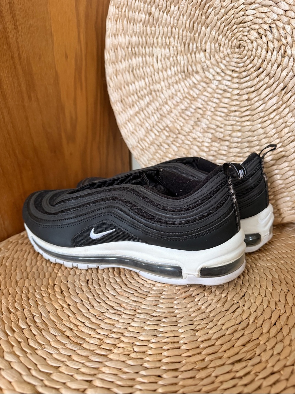 Nike Black and White Men's Air Max 97 Sneakers